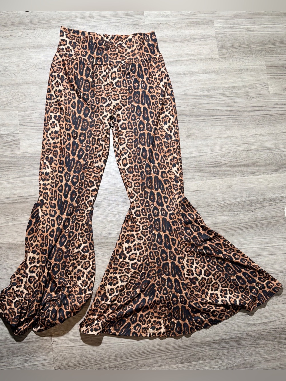 Leopard Print Flare Pants - Women's Boot Cut & Flare